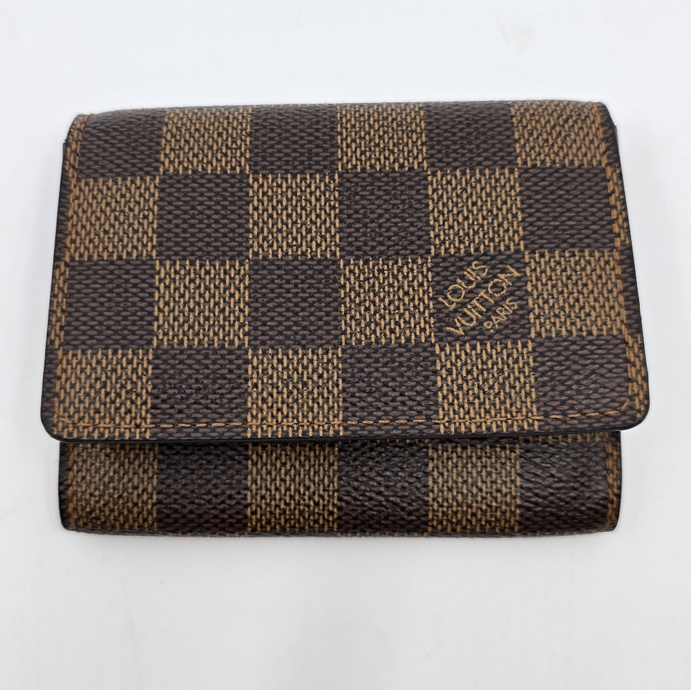 Louis Vuitton Damier Ebene Amberop Card Holder Wallet